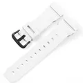 Bracelet silicone Casio G-Shock 16 mm étanche – Couleur du bracelet White black