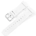 Bracelet silicone Casio G-Shock 16 mm étanche – Couleur du bracelet White Silver