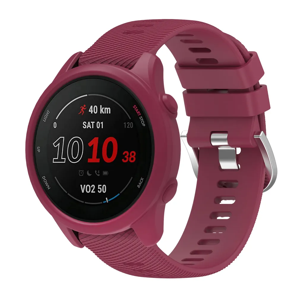 Bracelet silicone et étui pour Garmin Forerunner