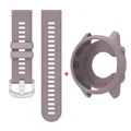 Bracelet silicone et étui pour Garmin Forerunner – Couleur du bracelet Light Purple