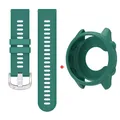 Bracelet silicone et étui pour Garmin Forerunner – Couleur du bracelet Pine Green