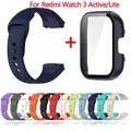 Bracelet silicone et étui pour Xiaomi Redmi Watch 3 Active – 1