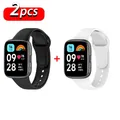 Bracelet silicone et étui pour Xiaomi Redmi Watch 3 Active – Couleur du bracelet Black with white