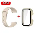 Bracelet silicone et étui pour Xiaomi Redmi Watch 3 Active – Couleur du bracelet Ivory color