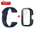 Bracelet silicone et étui pour Xiaomi Redmi Watch 3 Active – Couleur du bracelet Midnight Blue