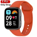 Bracelet silicone et étui pour Xiaomi Redmi Watch 3 Active – Couleur du bracelet Orange Strap
