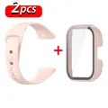 Bracelet silicone et étui pour Xiaomi Redmi Watch 3 Active – Couleur du bracelet Pink