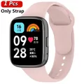 Bracelet silicone et étui pour Xiaomi Redmi Watch 3 Active – Couleur du bracelet pink Strap