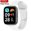 Bracelet silicone et étui pour Xiaomi Redmi Watch 3 Active – Couleur du bracelet white Strap