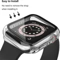 Bracelet silicone et verre pour Apple Watch 40 à 46 mm – 4