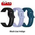 Bracelet silicone fixation rapide 20 et 22 mm Amazfit – Couleur du bracelet Black-Liac-Indigo