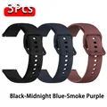 Bracelet silicone fixation rapide 20 et 22 mm Amazfit – Couleur du bracelet Black-M Blue-P