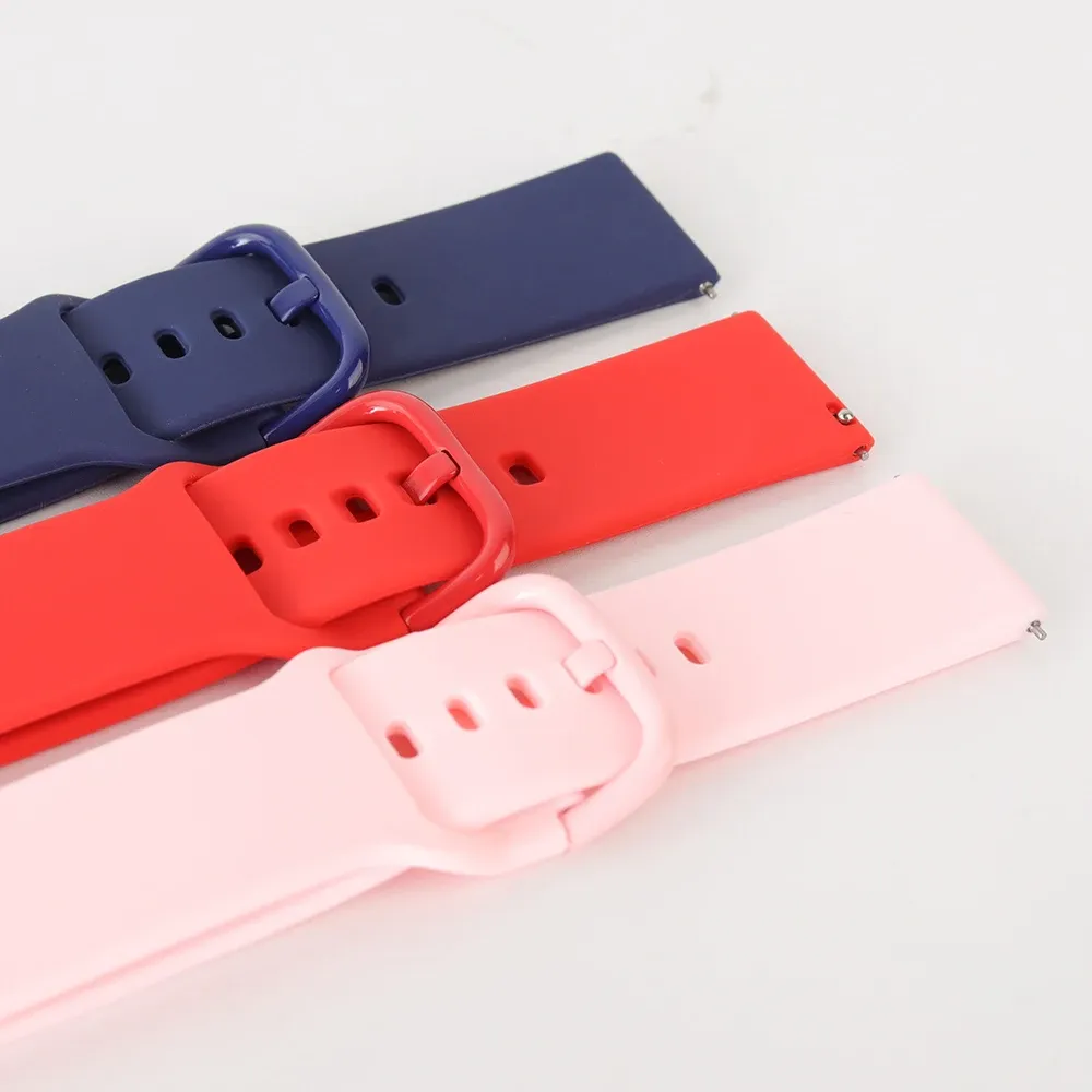 Bracelet silicone fixation rapide 20 et 22 mm Amazfit