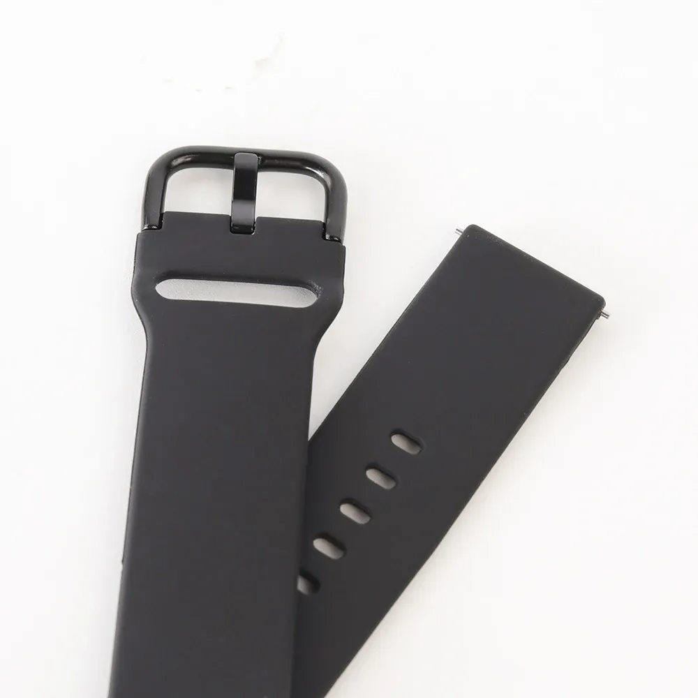 Bracelet silicone fixation rapide 20 et 22 mm Amazfit