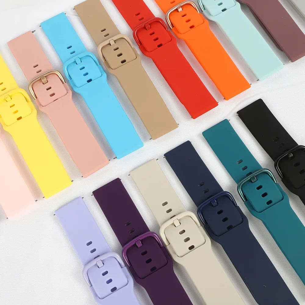 Bracelet silicone fixation rapide 20 et 22 mm Amazfit