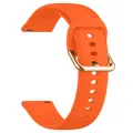Bracelet silicone fixation rapide 20 et 22 mm Amazfit – Couleur du bracelet Orange