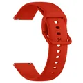 Bracelet silicone fixation rapide 20 et 22 mm Amazfit – Couleur du bracelet Red