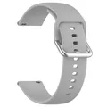Bracelet silicone fixation rapide 20 et 22 mm Amazfit – Couleur du bracelet Silver White