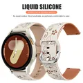 Bracelet silicone floral 18 à 22 mm pour Samsung et Huawei – 2