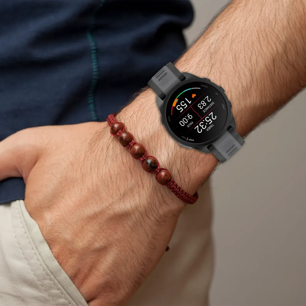 Bracelet silicone Garmin Forerunner 18 à 22 mm sport