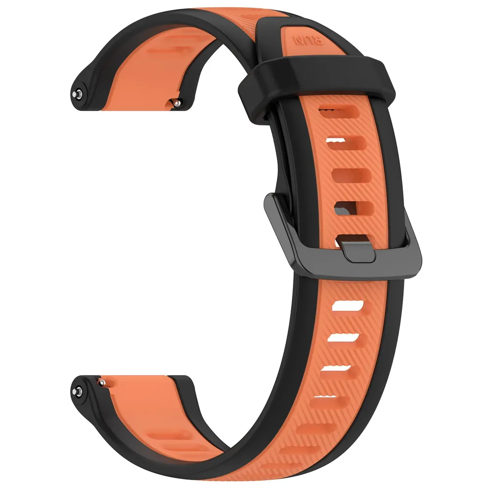 Bracelet silicone Garmin Forerunner 18 à 22 mm sport