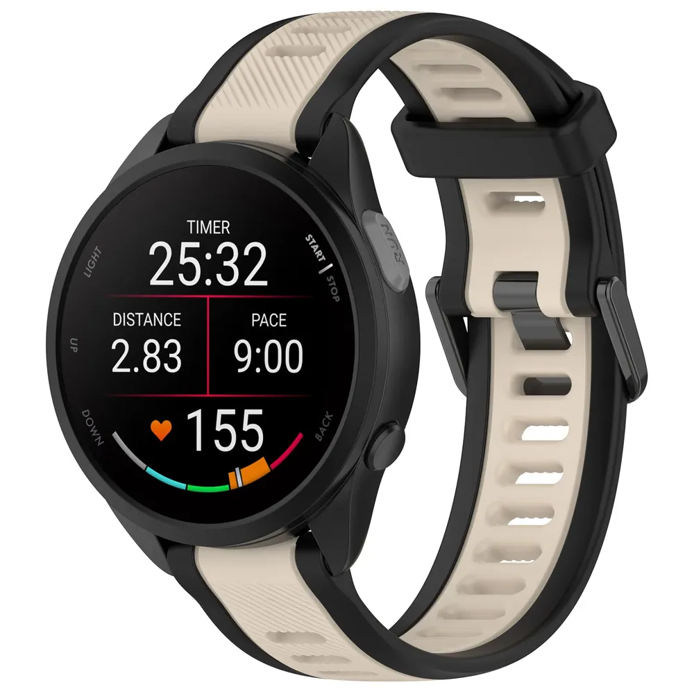 Bracelet silicone Garmin Forerunner 18 à 22 mm sport