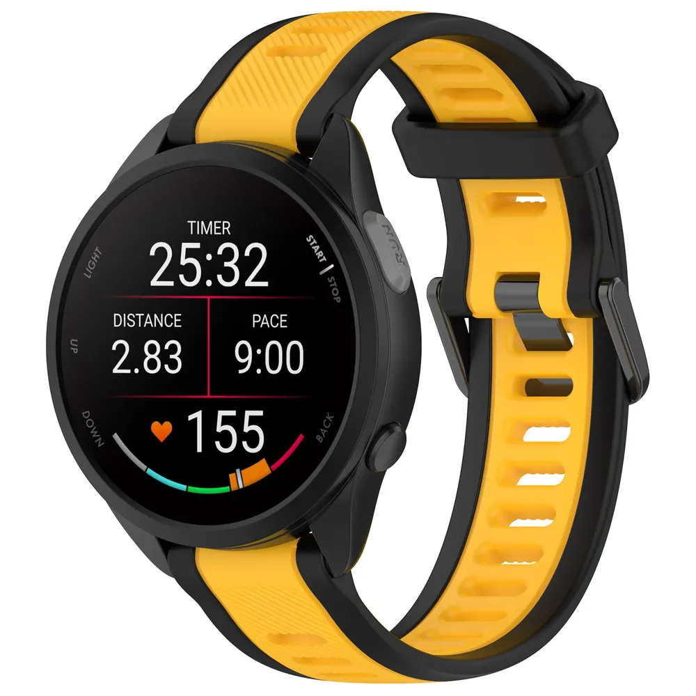 Bracelet silicone Garmin Forerunner 18 à 22 mm sport