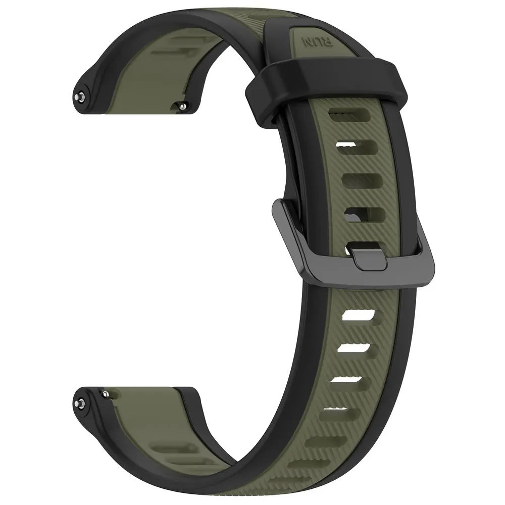 Bracelet silicone Garmin Forerunner 18 à 22 mm sport