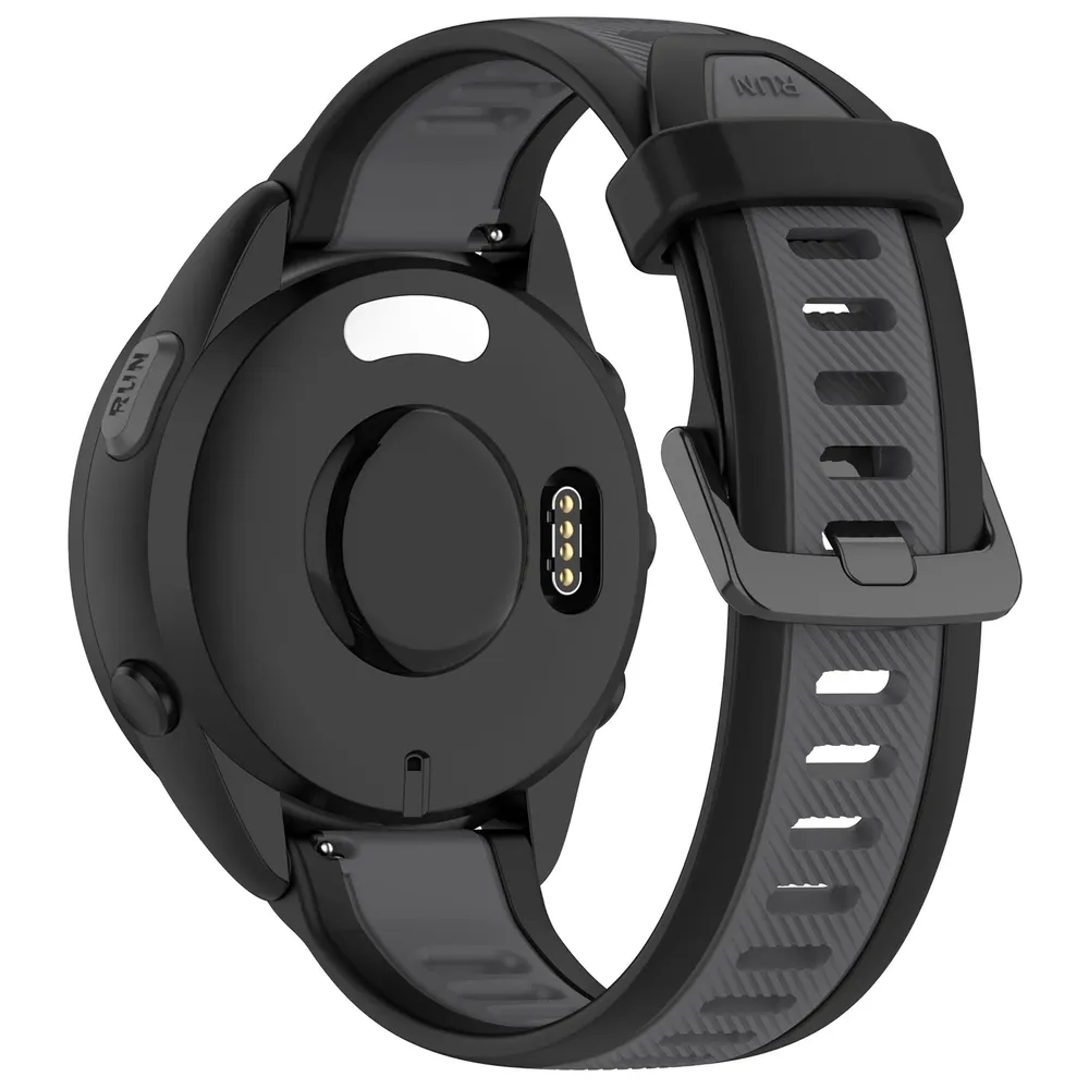 Bracelet silicone Garmin Forerunner 18 à 22 mm sport