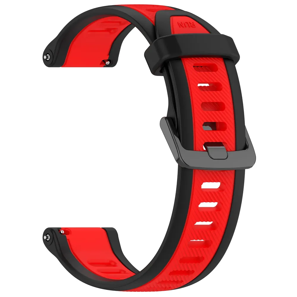 Bracelet silicone Garmin Forerunner 18 à 22 mm sport