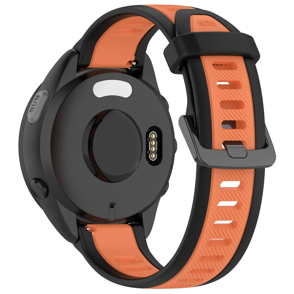 Bracelet silicone Garmin Forerunner 18 à 22 mm sport