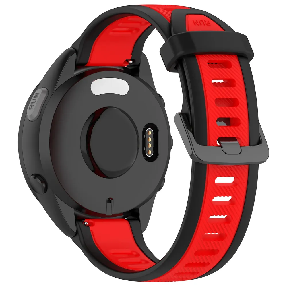 Bracelet silicone Garmin Forerunner 18 à 22 mm sport