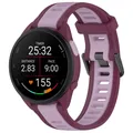 Bracelet silicone Garmin Forerunner 18 à 22 mm sport – Couleur du bracelet Wine red purple