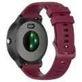 Bracelet silicone Garmin Venu 2 2s 3 4 18 à 22 mm – Couleur du bracelet 5 wine red