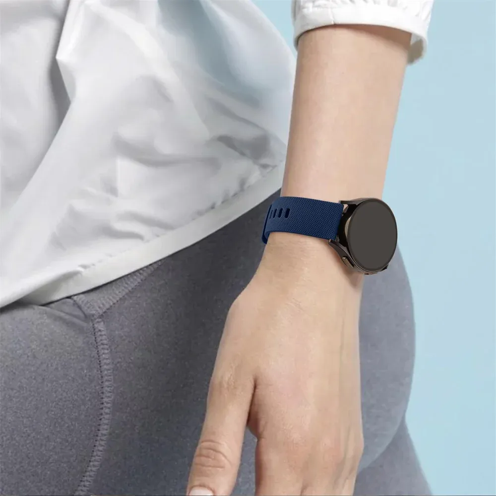 Bracelet silicone Garmin Venu 2 2s 3 4 18 à 22 mm
