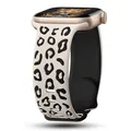 Bracelet silicone gravé 38 à 49 mm pour Apple Watch – Couleur du bracelet Starlight black