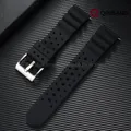 Bracelet silicone haute résistance 20 et 22 mm sport – Couleur du bracelet Black