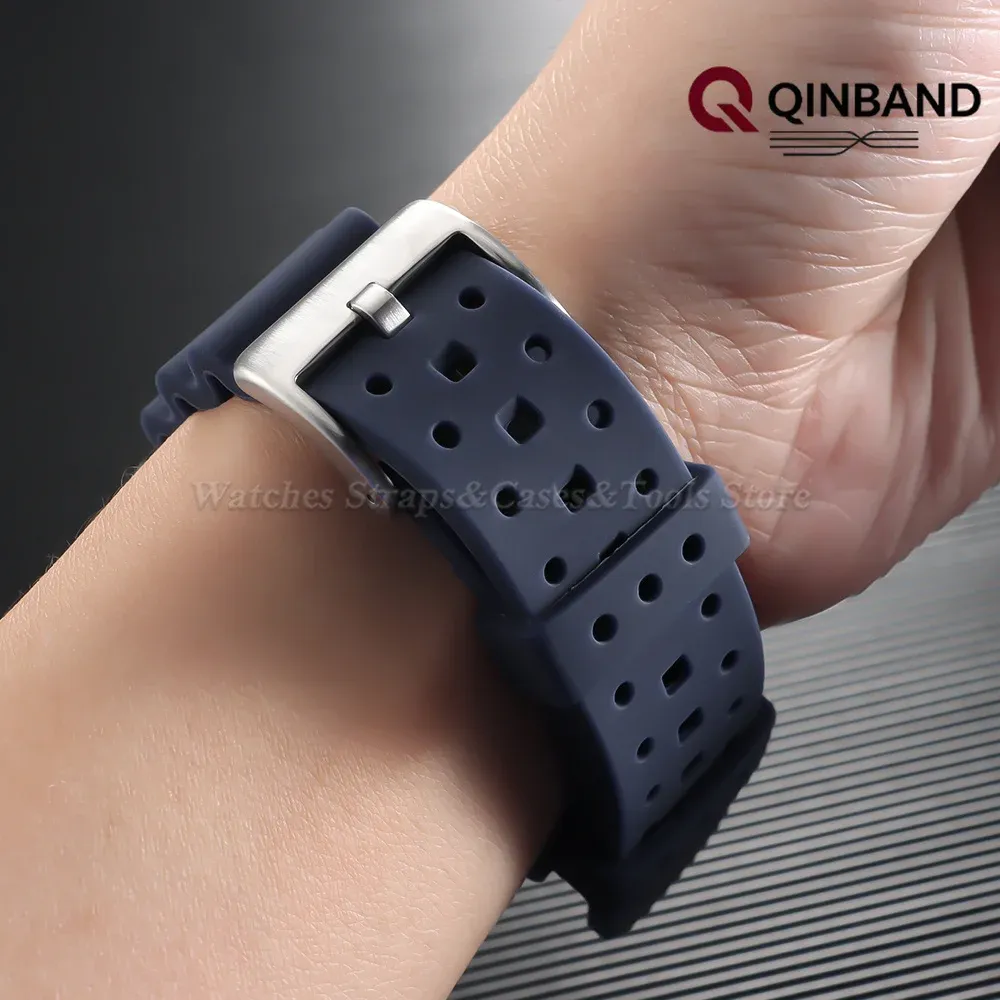 Bracelet silicone haute résistance 20 et 22 mm sport