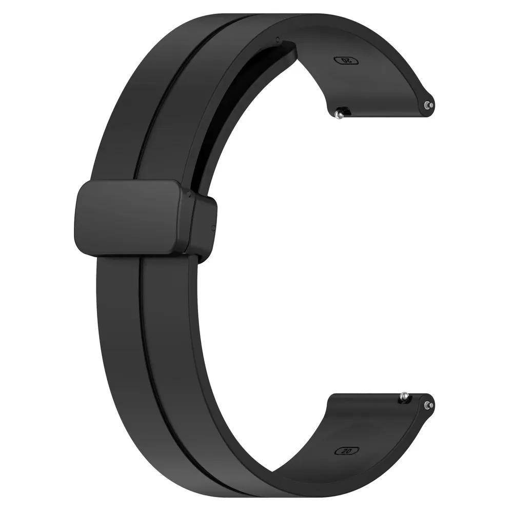 Bracelet silicone magnétique 20 et 22 mm Samsung et Huawei