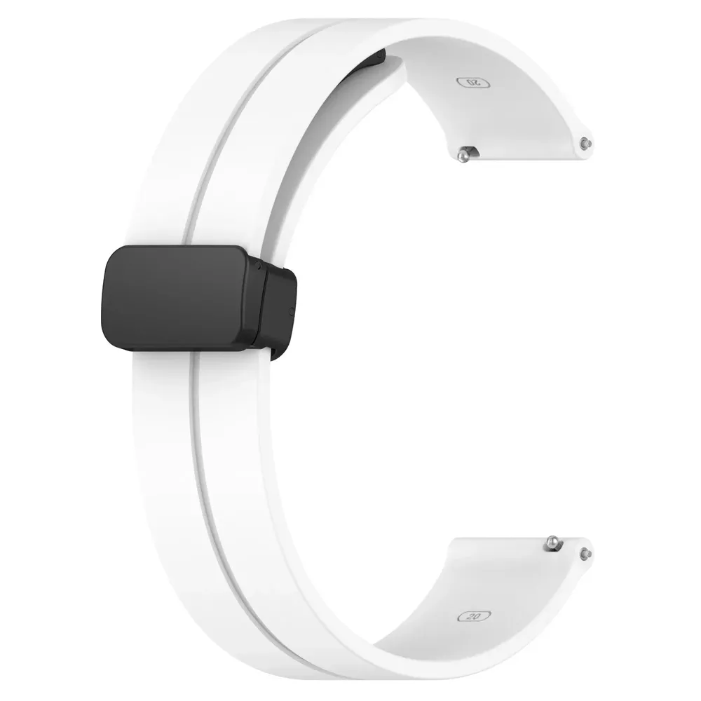 Bracelet silicone magnétique 20 et 22 mm Samsung et Huawei