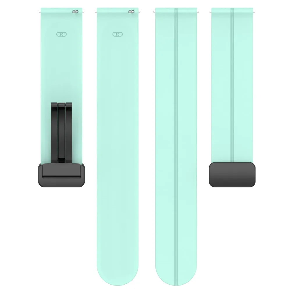 Bracelet silicone magnétique 20 et 22 mm Samsung et Huawei