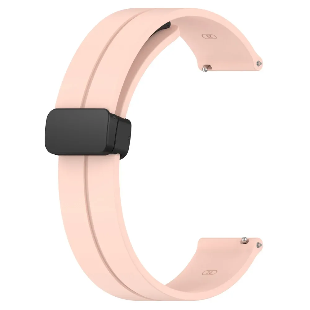Bracelet silicone magnétique 20 et 22 mm Samsung et Huawei