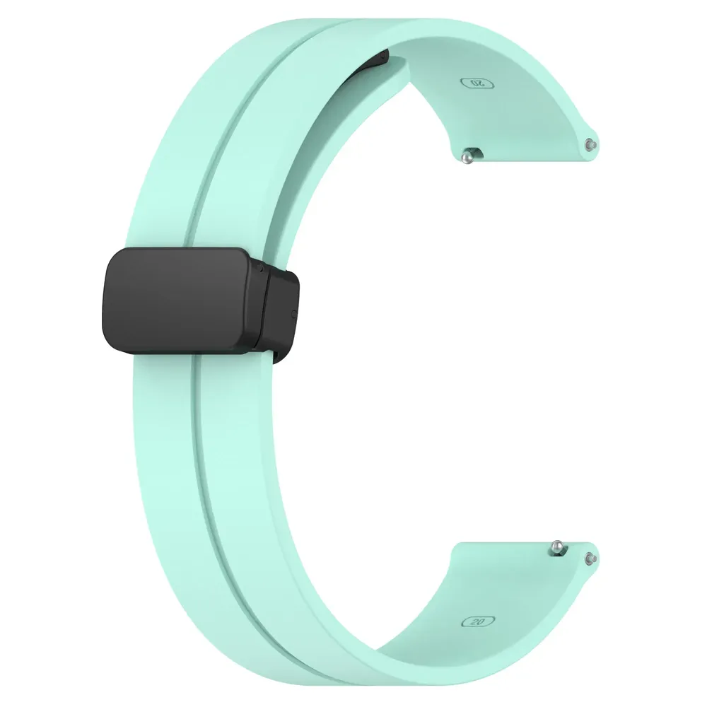 Bracelet silicone magnétique 20 et 22 mm Samsung et Huawei