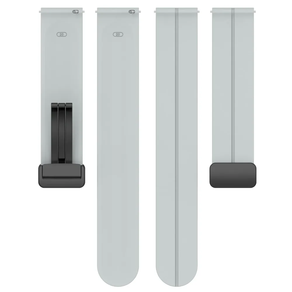 Bracelet silicone magnétique 20 et 22 mm Samsung et Huawei