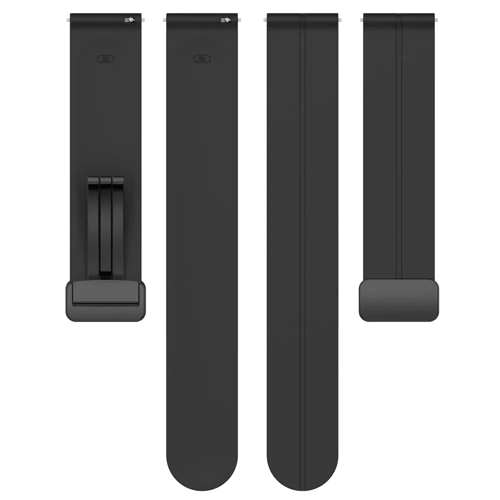 Bracelet silicone magnétique 20 et 22 mm Samsung et Huawei