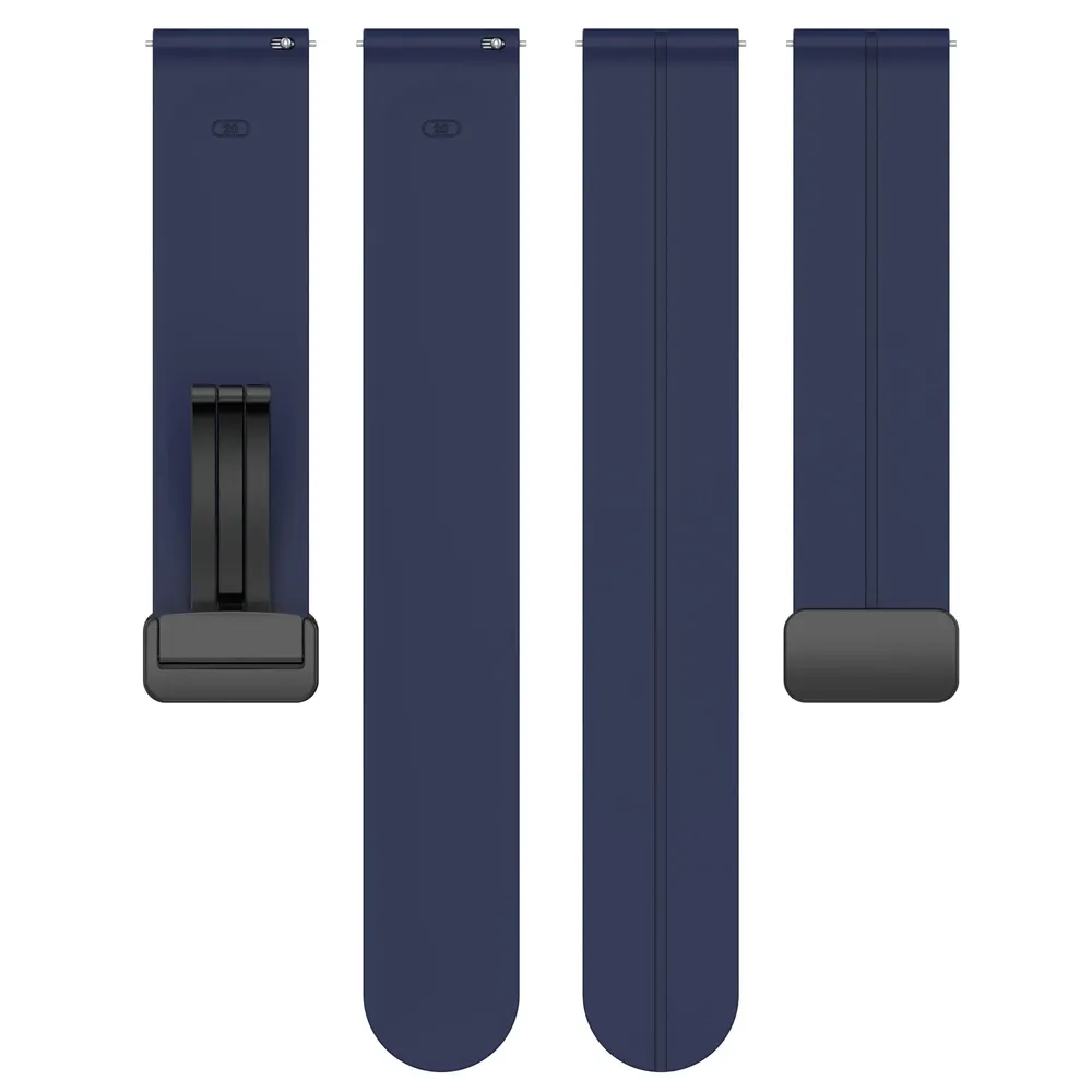 Bracelet silicone magnétique 20 et 22 mm Samsung et Huawei