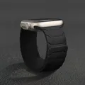 Bracelet silicone magnétique pour Apple Watch 38 à 49 mm – Couleur du bracelet black