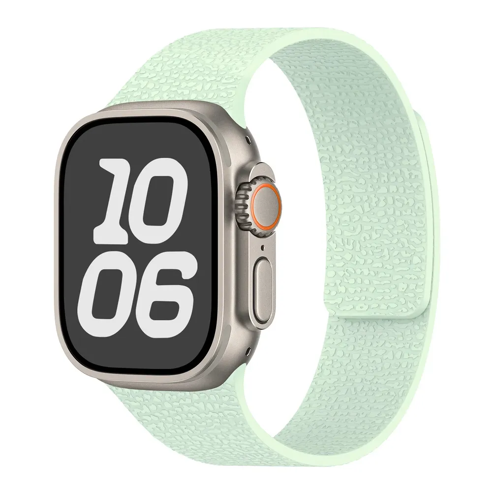 Bracelet silicone magnétique pour Apple Watch 38 à 49 mm
