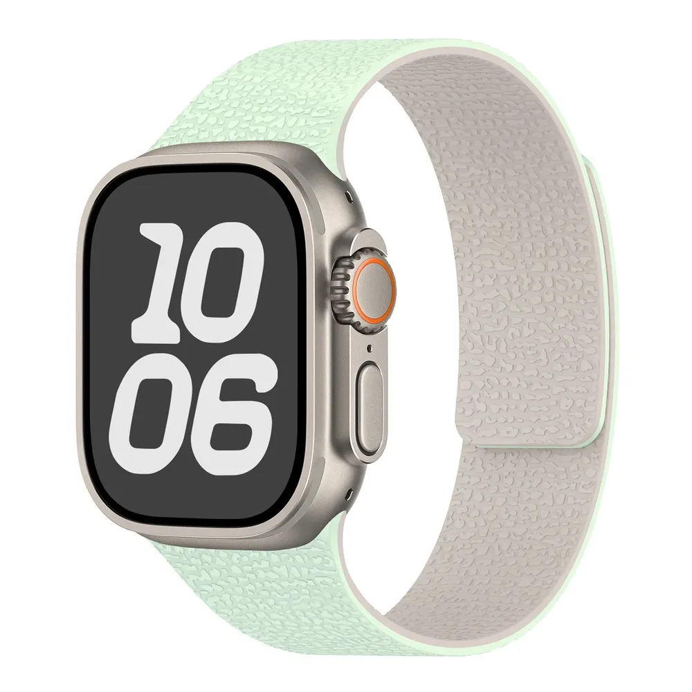 Bracelet silicone magnétique pour Apple Watch 38 à 49 mm