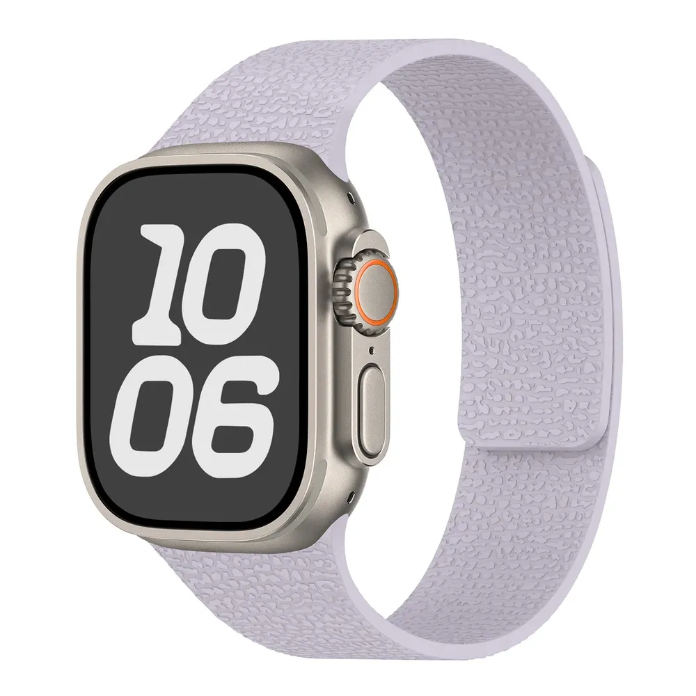 Bracelet silicone magnétique pour Apple Watch 38 à 49 mm